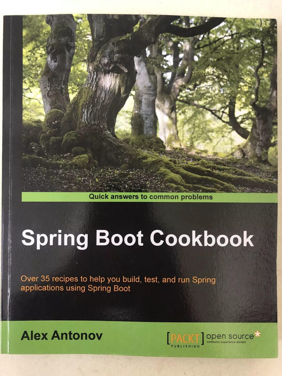 Spring boot 2. cookbook sale