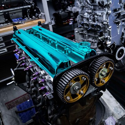 2JZ GTE Non-VVTI Billet Valve Covers Bolts 2J AN10 For Lexus