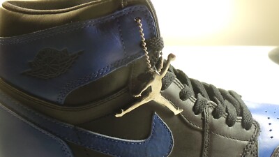 NIKE 2001 AIR JORDAN 1 I OG RETRO 136066-041 ROYAL 9.5 VINTAGE 3 4