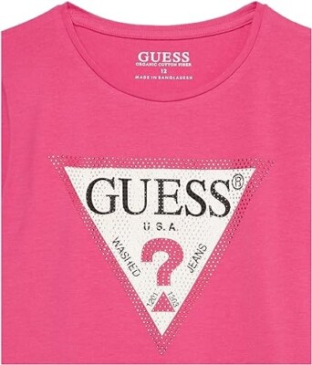 Guess PINK Big Girls Stretch Triangle Rhinestone Long