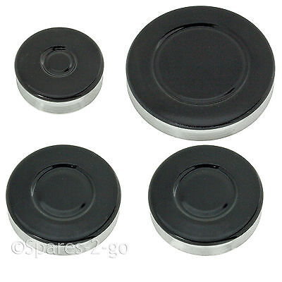 Non Universal Small, 2 Medium, Large SPARES2GO Gas Burner Crown and Flame Cap Kit for Creda Hob Oven Cookers 