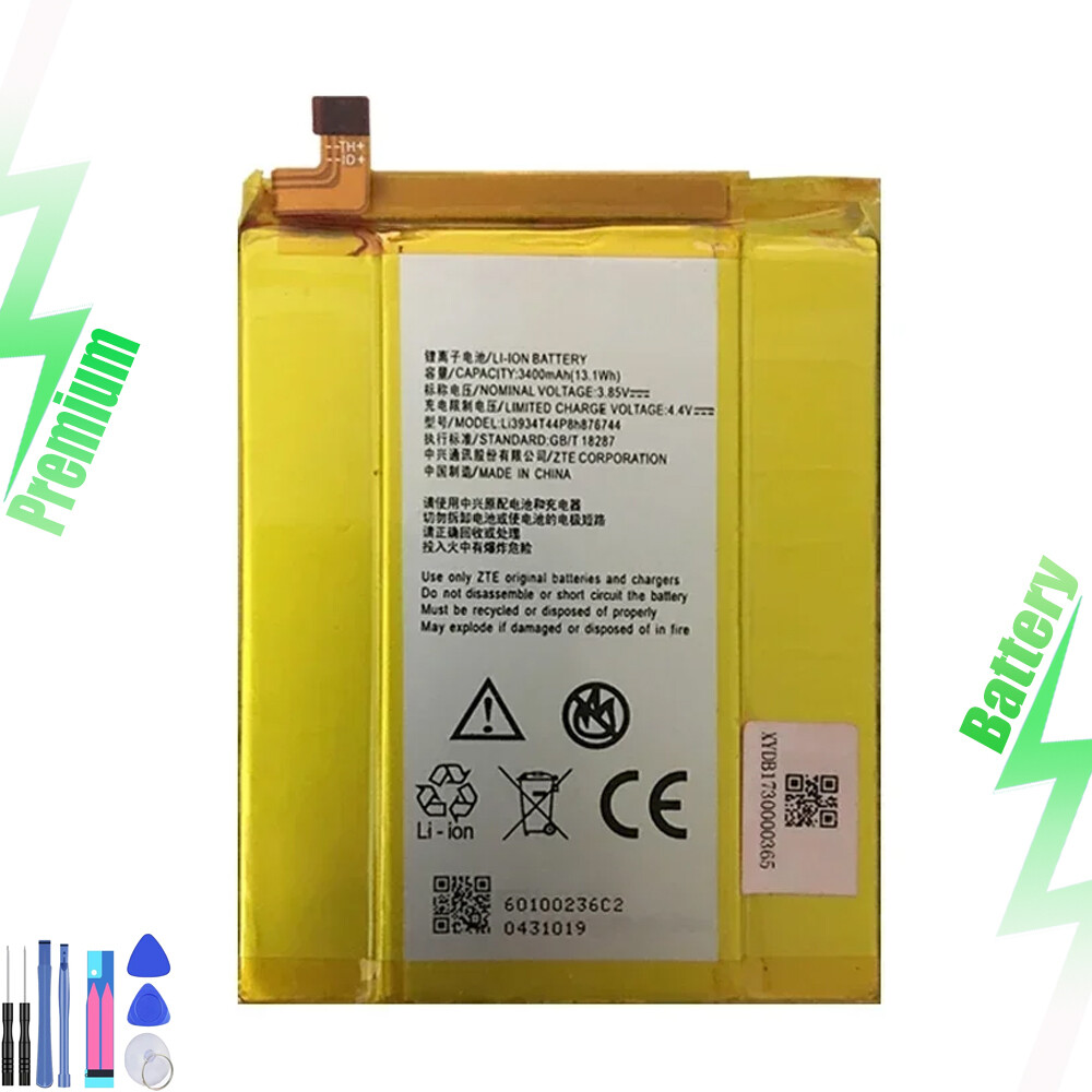 New Battery for ZTE Li3934T44P8h876744 ZMAX PRO Z981 GRAND X MAX 2