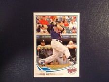 2013 Topps Baseball Chris Herrmann Card # 335