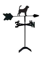bloodhound roof weathervane black wrought iron look made in usa tls1063rm