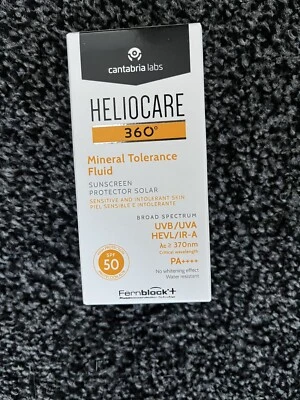 Heliocare 360 Mineral Tolerance Fluid SPF 50+ for sensitive and intolerant Skin