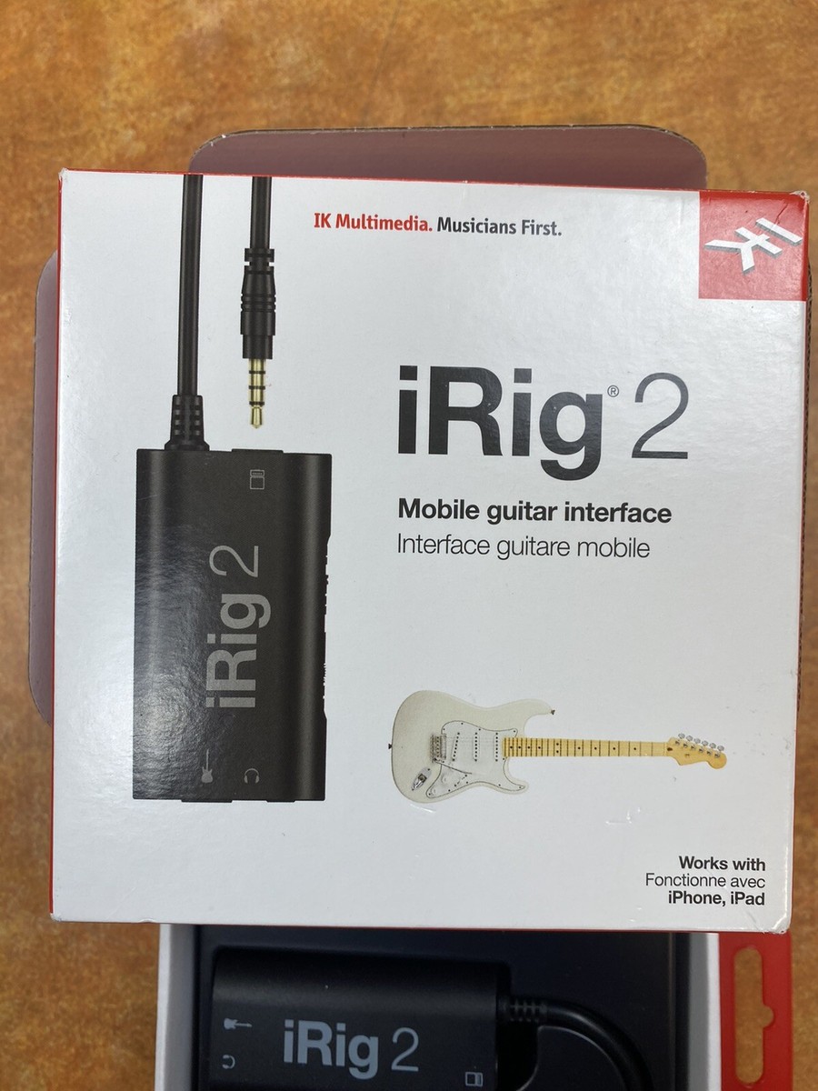 IK Multimedia iRig 2 Guitar iOS Interface iPad,iPhone,iPod