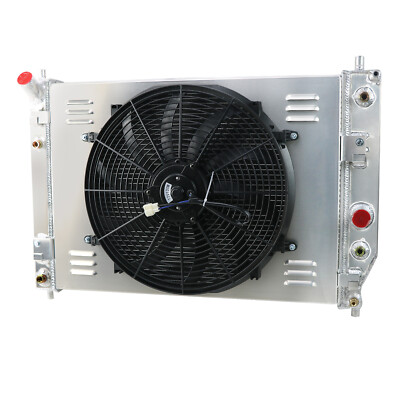 3 Row Radiator+Shroud Fan Fit 2005-2013 2012 Chevy SSR Corvette C6 6.2L 7.0L V8