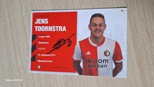 JENS TOORNSTRA # FEYENOORD / HOLLAND - 6x4 SIGNED AUTOGRAPHCARD (8)