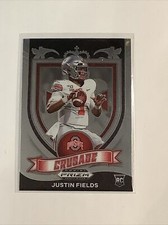 2021 Panini Prizm Draft Picks Crusade JUSTIN FIELDS RC #163 Chicago Bears A-35