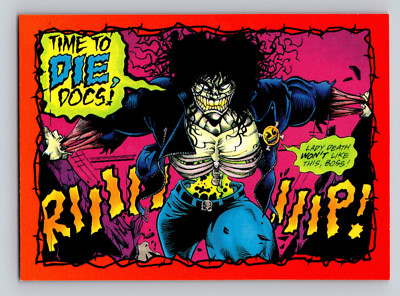 1993 Chaos Comics Evil Ernie #86 Vintage Trading Card Brian Pulido Steven Hughes