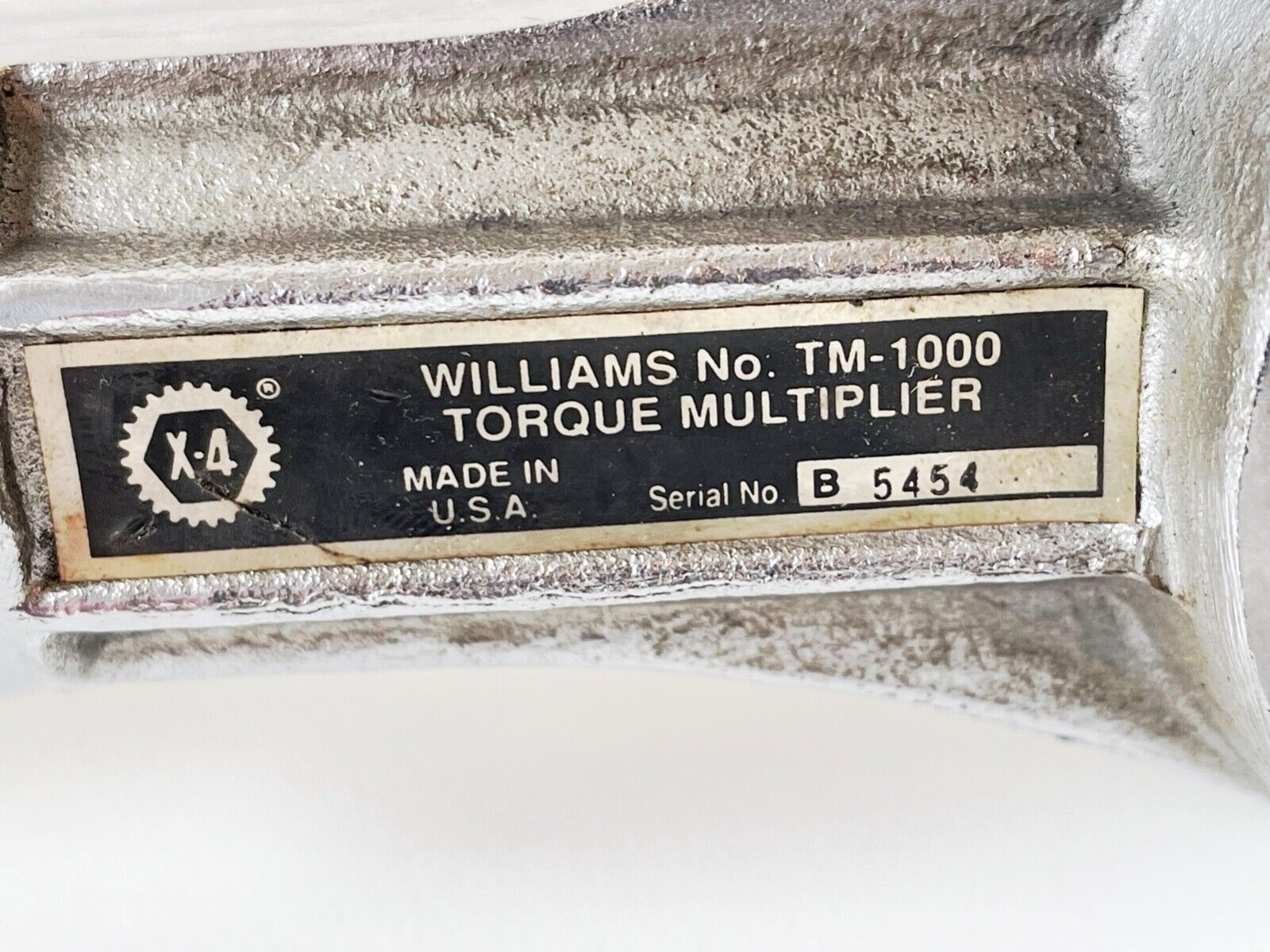 WILLIAMS TM-1000 Torque Multiplier 3/4