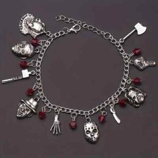 Halloween Horror Shape Pendant Bracelet, New