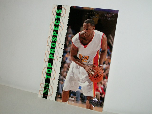 upper deck lebron james top prospect