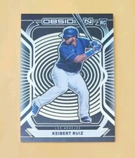 2021 Obsidian Electric Etch Yellow /10 Keibert Ruiz #41 Rookie RC SSP 