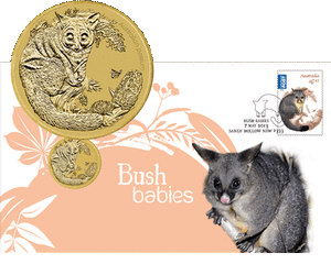 PNC Australia 2013 Australian Bush Babies POSSUM Perth Mint $1 Coin