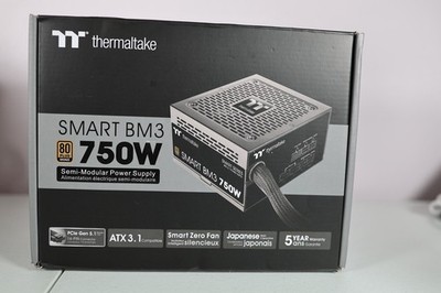 Thermaltake Smart BM3 750W 80+ Bronze Semi-Modular ATX 3.1 Power Supply PCIe 5.1