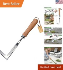 Versatile Beech Handle Weeding Tool for Tight Spaces - 13" Garden Essential