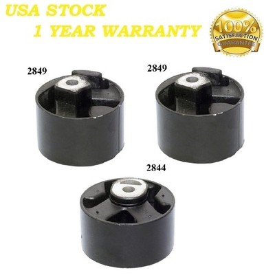 3PCS MOTOR & TRANS MOUNT FIT 1996-2000 CHRYSLER VOYAGER - AUTO TRANS