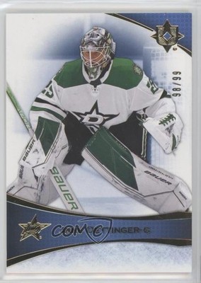 2022-23 Upper Deck Ultimate Collection Blue 98/99 Jake Oettinger #62 t0v