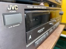 JVC TD-W205 Vintage Stereo Double Cassette Deck Dolby B/C NR HX Pro Tested VG 