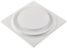 Aero Pure ABFS0511D6 Designer Series 50 - 110 CFM 0.4 Sone - White