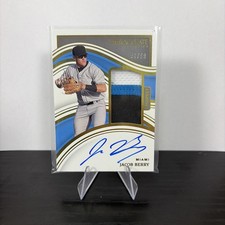 2023 Panini Immaculate - Prospect Patch Autographs Jacob Berry /99 (AU, MEM, RC)