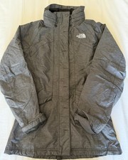 Pre-Owned The North Face Water Resistant Black/Gray Jacket Women  s Sz: XSmall