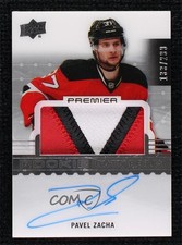 2016-17 Upper Deck Premier Rookie 133/299 Pavel Zacha #85 Patch Auto s2p