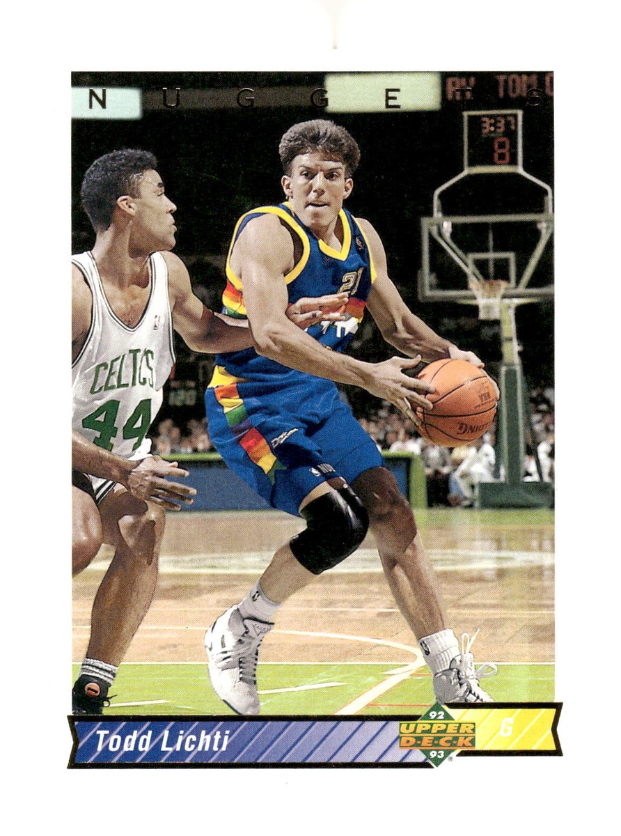 1992-93 Upper Deck #173 Todd Lichti Denver Nuggets Basketball Card