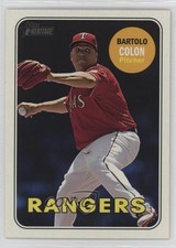 2018 Topps Heritage High Number Action Image Variation SP Bartolo Colon 1cx3