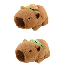 Lovely Capybara Animal Slap Snap Wrap Wristband Bracelet Plush Stuffed Animal