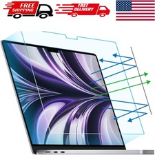 2-Pack Anti Blue Light Matte Screen Protectors for MacBook Air 13.6" 2022-2025 