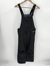 Arctix Snow Bib Overalls Unisex Kids Youth L Black Insulated 8K 1500 Ski Pants