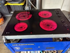 GE Profile™ Series 30" Built-In Electric Cooktop Model JP350B0C1BB Works