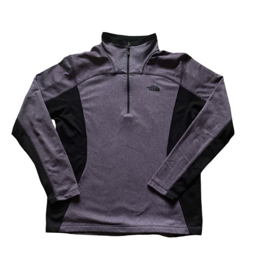 North Face Purple Athletic Pullover Sweater Mens Teen Unisex Medium