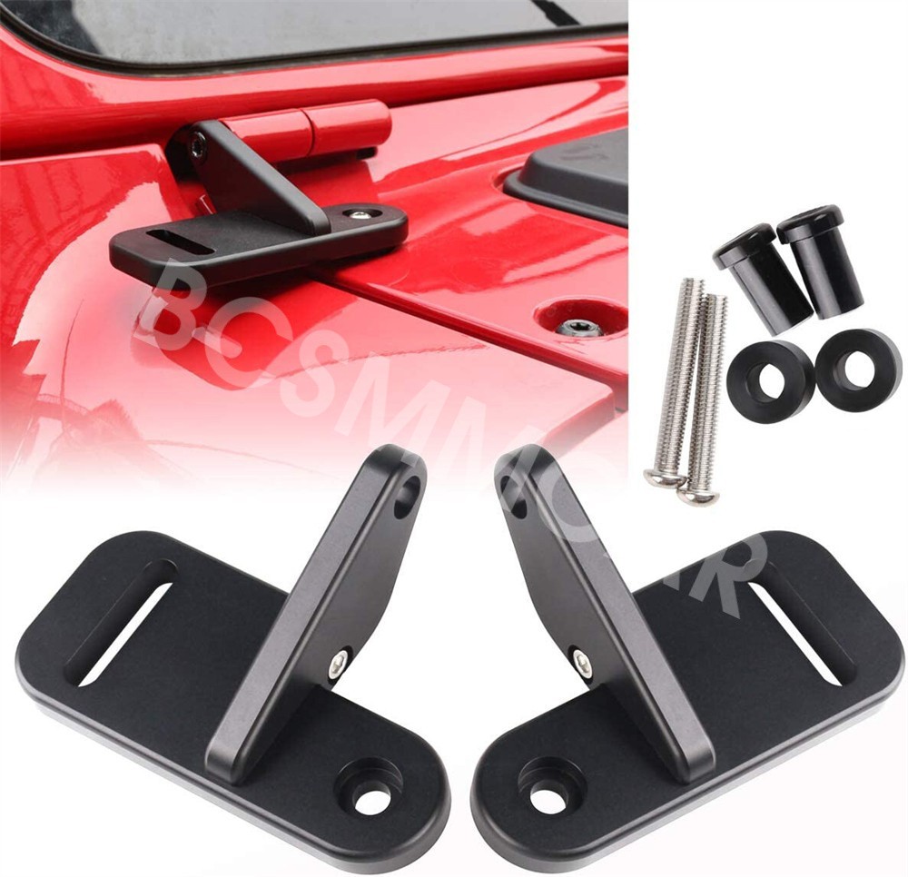 A-Pillar LED Light Windscreen Mount Bracket For Jeep Wrangler JL JT 2018-2020