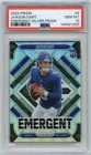JAXSON DART 2025 PANINI PRIZM ROOKIE EMERGENT SILVER RC #6 GIANTS PSA 10