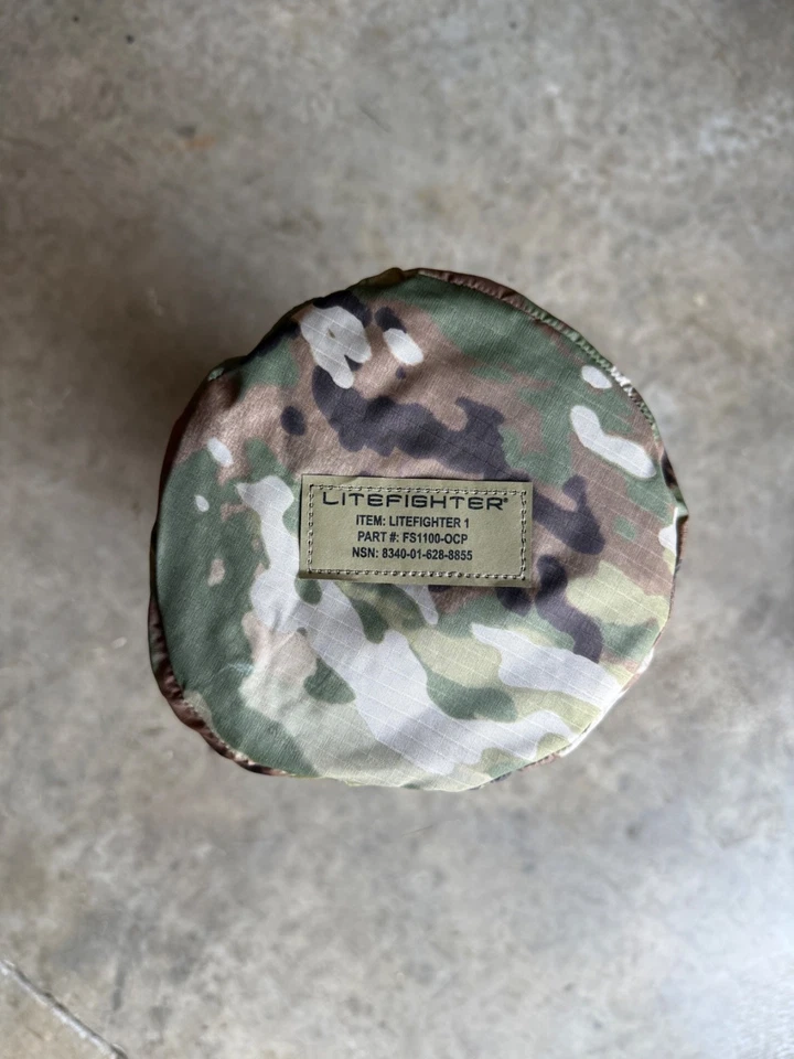 Ejército de Estados Unidos Multi Cam Litefighter 1 Hombre Tienda Nuevo Completo Postes de Fibra de Carbono Foto 2 de 2