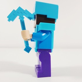Lego Steve Minifigure Minecraft Azure Helmet & Armor 21122 min020