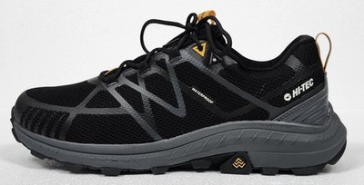 Men's Hiking Shoes Size 13 Black Grey Yellow Hi-Tec Aww Mauna