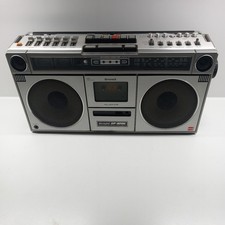 SHARP GF-9090 ++ Vintage 80s GHETTOBLASTER Boombox Radio ++ guter Zustand