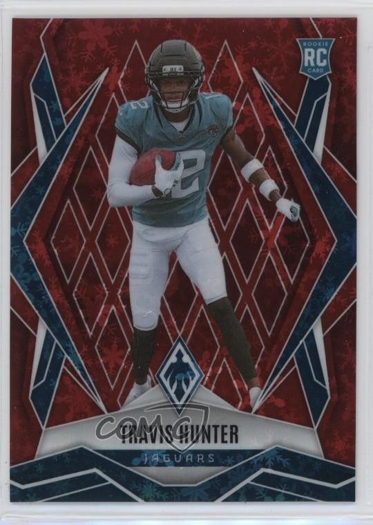 2025 Panini Phoenix Rookies Red Winter 99/399 Travis Hunter #157 1pd2