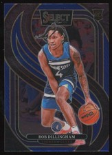 2024-25 Panini Select Blue Rob Dillingham Rookie Premier Minnesota Timberwolves