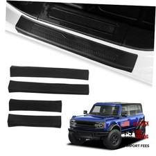 Door Sill Guards Protectors Compatible with 2023 2022 2021 Bronco 4 Door, 4