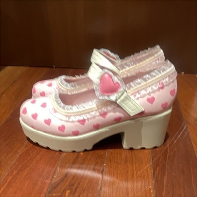 Koi Pink Heart Platform Mary Jane Melanie Martinez Sweetheart Collaboration Shoe
