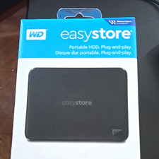 Western Digital WD easystore 6TB Portable External HDD USB 3.0 2.5" Black