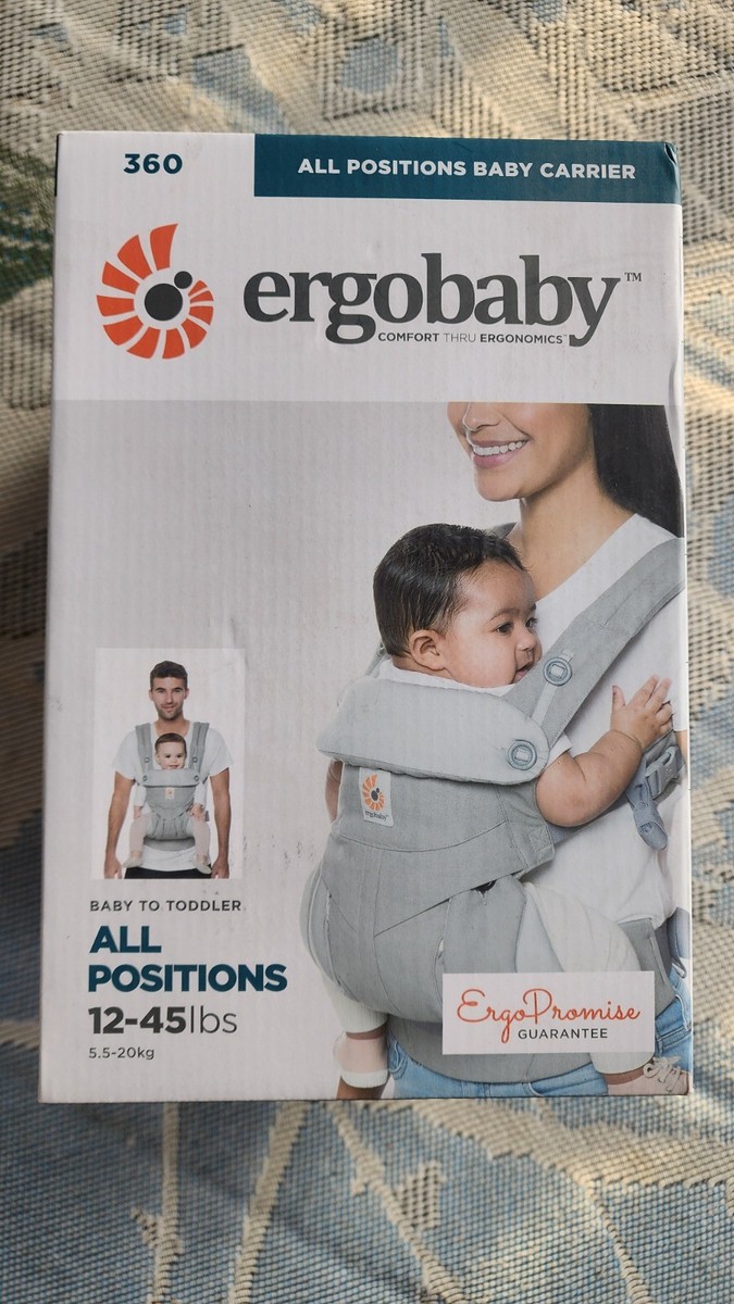 Ergobaby 360 All-position Baby Carrier Pearl Grey for sale online