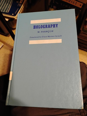 Holography M Francon 1974 Optical Filtering Pattern Recognition