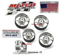 New Metco Motorsports 5-piece Pulley Idler Set Upgrade 2003-04 Mustang Svt Cobra