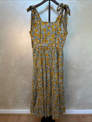 Mille Daphne Dress 100% Cotton in Citrus sz medium